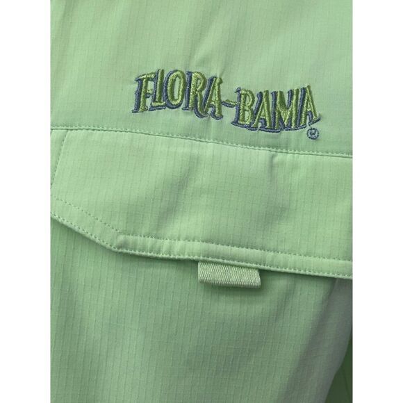 Gillz  Men Lime Green Short Sleeve Fishing Shirt Size M - Picture 3 of 12